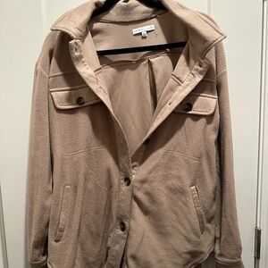 Tan Fleece Jacket